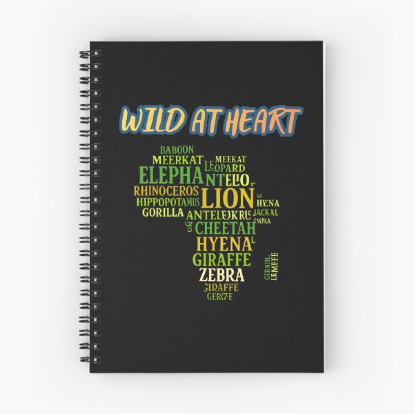 Item preview, Africa Map Animals Word Cloud Safari Wildlife Design designed and sold by GigaFactory.