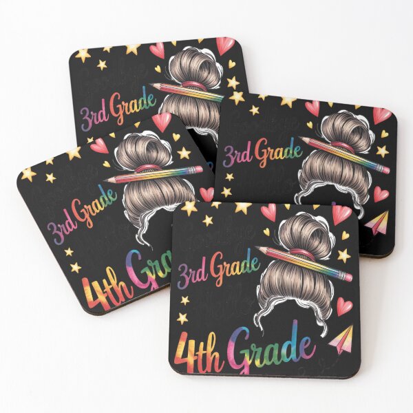 Item preview, Goodbye 3rd Grade Hello 4th Grade Messy Bun Teacher designed and sold by orlodrake.