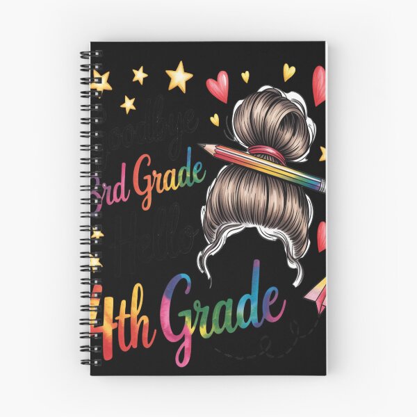Item preview, Goodbye 3rd Grade Hello 4th Grade Messy Bun Teacher designed and sold by orlodrake.