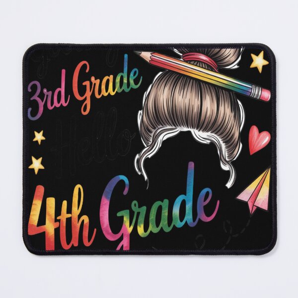 Item preview, Goodbye 3rd Grade Hello 4th Grade Messy Bun Teacher designed and sold by orlodrake.