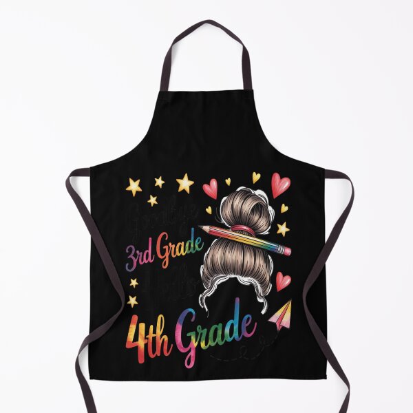 Item preview, Goodbye 3rd Grade Hello 4th Grade Messy Bun Teacher designed and sold by orlodrake.