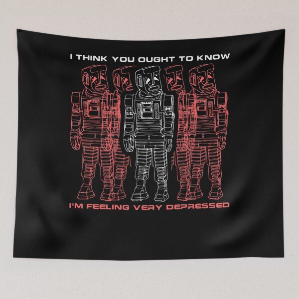 Item preview, I think you ought to know I'm feeling very depressed  designed and sold by RedPandaDreams.