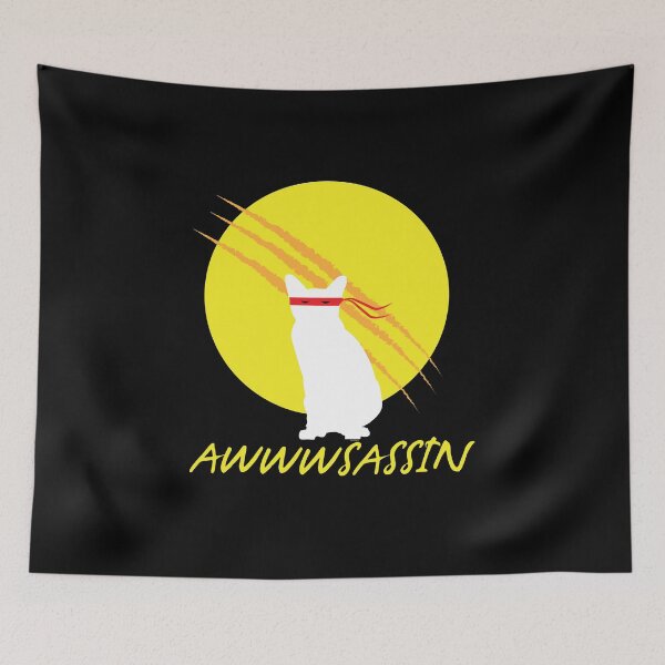 Item preview, Cute Cat Assassin-Awwwsassin designed and sold by TomGiantDesigns.