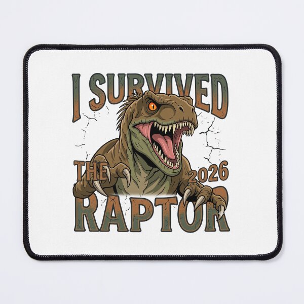 Item preview, I Survived The 2026 Raptor Dinosaur designed and sold by tessaaxx.