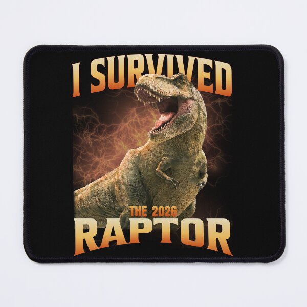 Item preview, I Survived The Raptor 2026 Dinosaur Vintage designed and sold by tessaaxx.