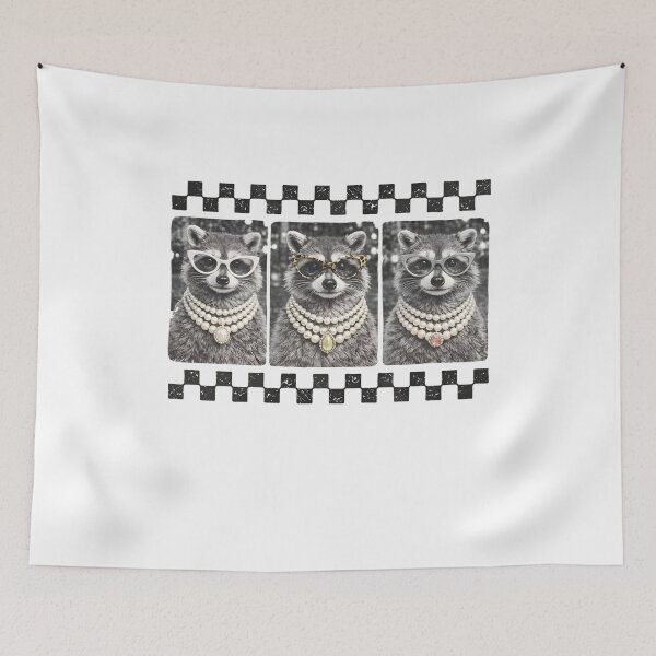 Item preview, Trío de mapaches con clase designed and sold by Savelievich.