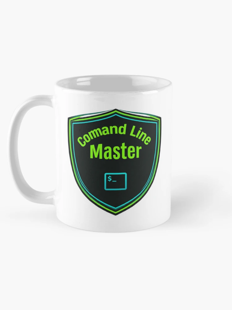 Thumbnail 5 of 6, Coffee Mug, Command Line Master Linux Programmer Shirt designed and sold by KurtByteStudio.