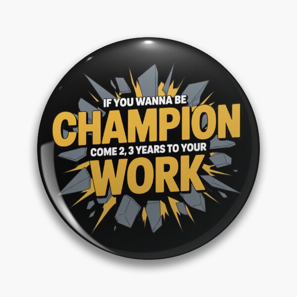 Item preview, Champion Mindset – Funny but Motivational Design designed and sold by anidiots-studio.