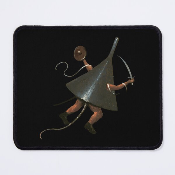Item preview, Surreal Medieval Marginalia Figure Art designed and sold by wunuhrhzjx25.