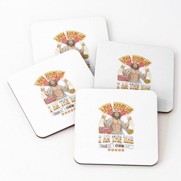 Item preview, Dcc Uzis Jesus I Am The Way Character Stats Rpg Books  designed and sold by jestgushArt.