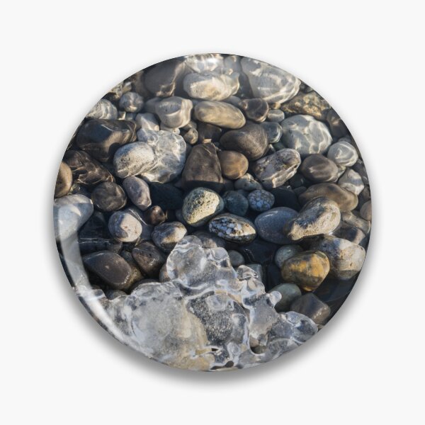 Item preview, Smooth Pebbles Abstraction Encrusted with Ice designed and sold by Georgia Mizuleva.