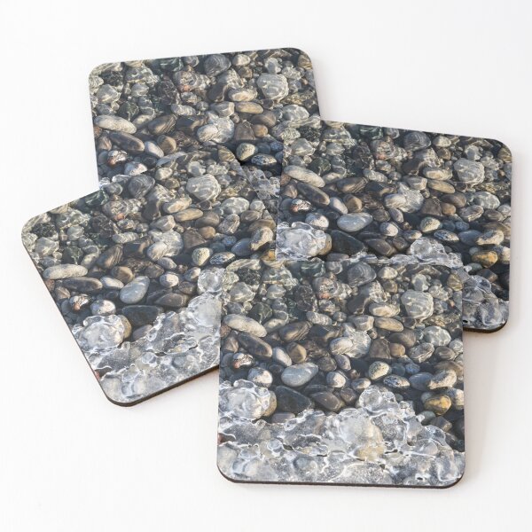 Item preview, Smooth Pebbles Abstraction Encrusted with Ice designed and sold by Georgia Mizuleva.