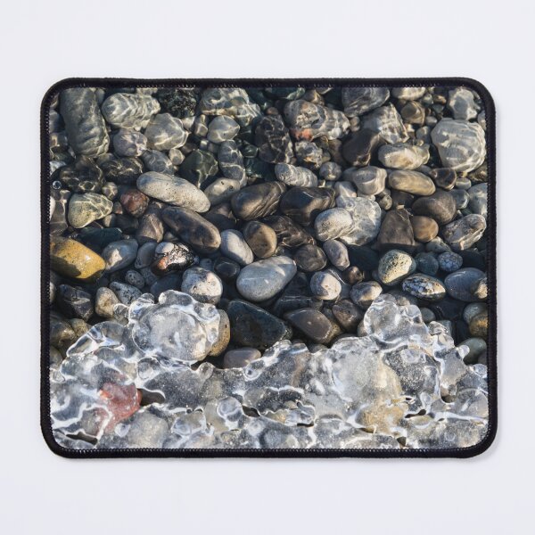 Item preview, Smooth Pebbles Abstraction Encrusted with Ice designed and sold by Georgia Mizuleva.