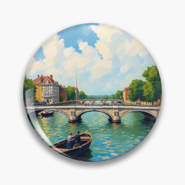 Artikelvorschau, Die Themse, gemalt im Stil von Renoir. entworfen und verkauft von oldMastersofart.