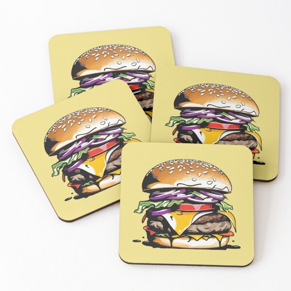 Item preview, Delicious Fast Food Burger Modern Graphic Art designed and sold by AlxVel.