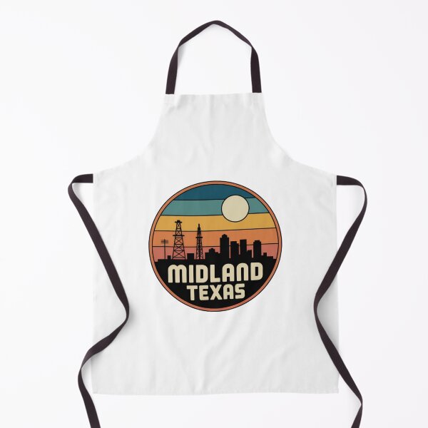 Item preview, Midland Texas: Retro Sunset Oilfield Skyline designed and sold by CircinusStore.