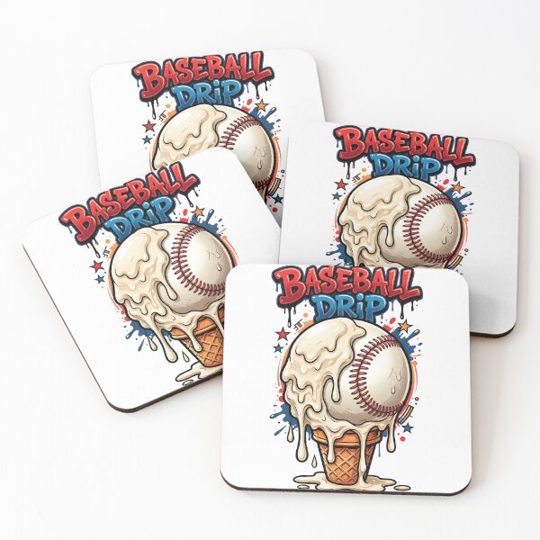 Item preview, Baseball Drip for Boys Ice Cream Drip Baseball Stuff Lover Fun Sport Style designed and sold by NADIASHOP86.