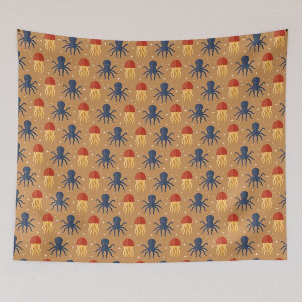 Item preview, Ocean adventures on brown designed and sold by reneesillus.
