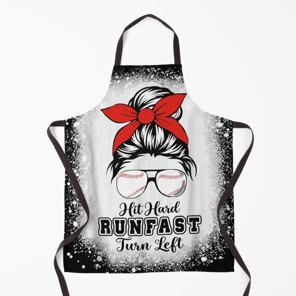 Item preview, Hit Hard Run Fast Turn Left Softball designed and sold by KIROSALS.