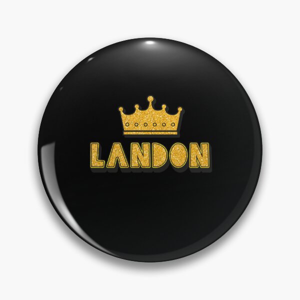 Item preview, Landon Personalized Name With Crown - Cool & Funny Custom Gift for Men and Boys designed and sold by Oussinc.