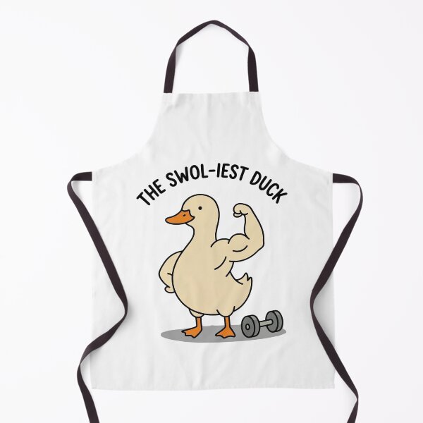 Item preview, The Swol-iest Duck – Funny Gym Duck Pun | Cute Strong Duck Cartoon designed and sold by aiqdelicia.