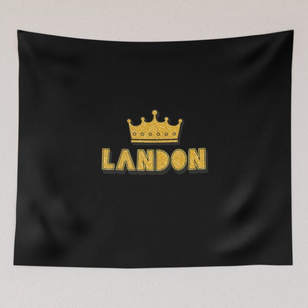 Item preview, Landon Personalized Name With Crown - Cool & Funny Custom Gift for Men and Boys designed and sold by Oussinc.