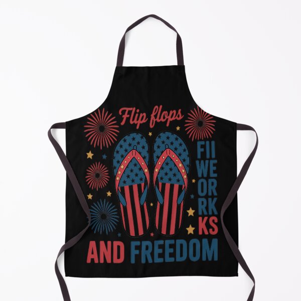 Item preview, Flip Flops Fireworks & Freedom American Flag Summer designed and sold by TeamLequid.