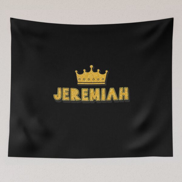 Item preview, Jeremiah Personalized Name With Crown - Cool & Funny Custom Gift for Men and Boys designed and sold by Oussinc.