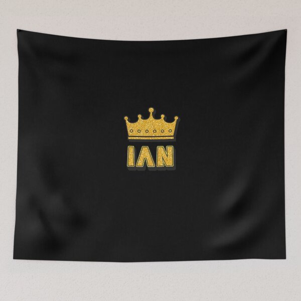 Item preview, Ian Personalized Name With Crown - Cool & Funny Custom Gift for Men and Boys designed and sold by Oussinc.