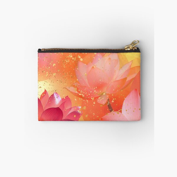 Item preview, Golden Lotus Prosperity –Divine Feminine Energy Symbolism- Lakshmi‑Inspired Spiritual Artwork designed and sold by CreativeCanvas8.