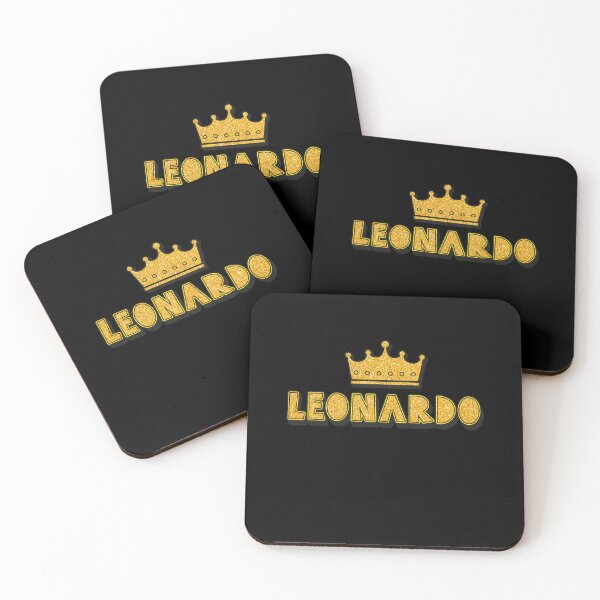 Item preview, Leonardo Personalized Name With Crown - Cool & Funny Custom Gift for Men and Boys designed and sold by Oussinc.