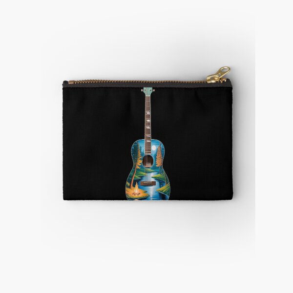 Item preview, Guitar Lake Reflections Forest Pine Tree Moon Camp Guitarist (3) designed and sold by orlodrake.