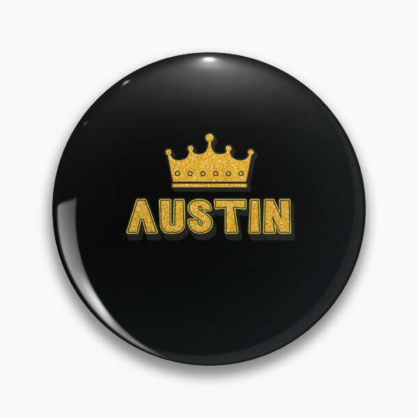 Item preview, Austin Personalized Name With Crown - Cool & Funny Custom Gift for Men and Boys designed and sold by Oussinc.
