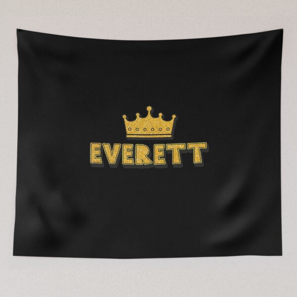 Item preview, Everett Personalized Name With Crown - Cool & Funny Custom Gift for Men and Boys designed and sold by Oussinc.