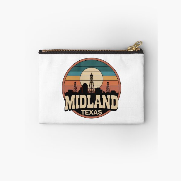 Item preview, Midland Texas: Retro Sunset Oilfield Scene designed and sold by CircinusStore.