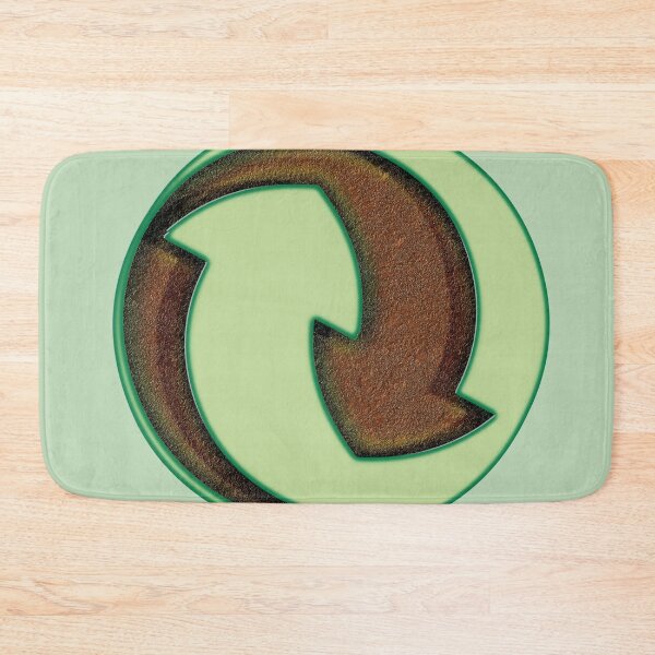 Item preview, Eco-friendly recycling symbol, plant textures designed and sold by Alan-David.