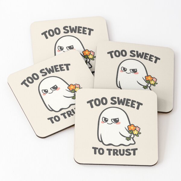 Item preview, Too Sweet to Trust Ghost Shirt Cute Creepy Bouquet Graphic designed and sold by POD DYNASTY | Original Print On Demand T-Shirt Graphics.