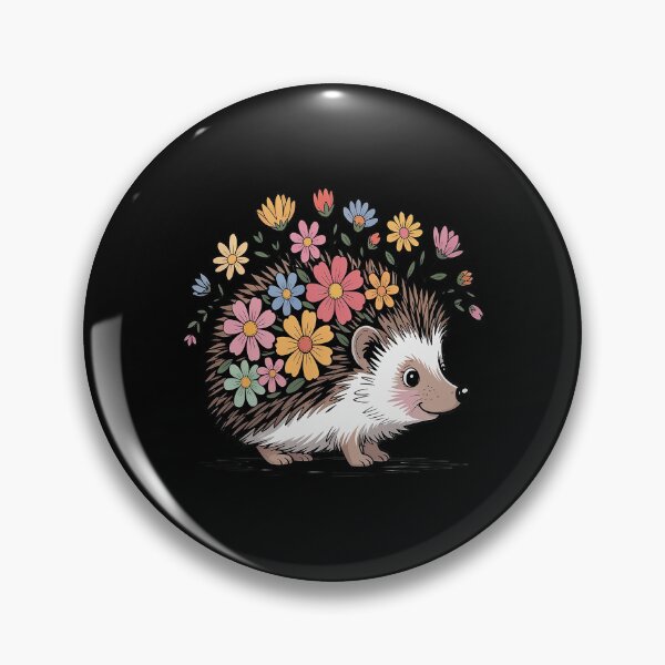 Item preview, Floral Hedgehog And Flower Cute Hedgehog Lovers Animal designed and sold by TeamLequid.