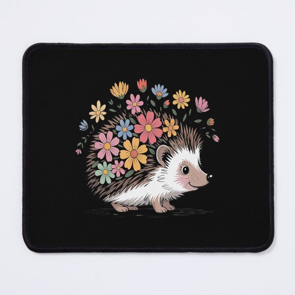 Item preview, Floral Hedgehog And Flower Cute Hedgehog Lovers Animal designed and sold by TeamLequid.