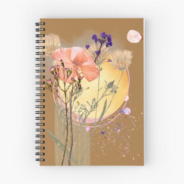 Item preview, Neutral Botanical Wall Art - Peach Floral Collage Print, Minimalist Beige Decor designed and sold by TheArtVera.