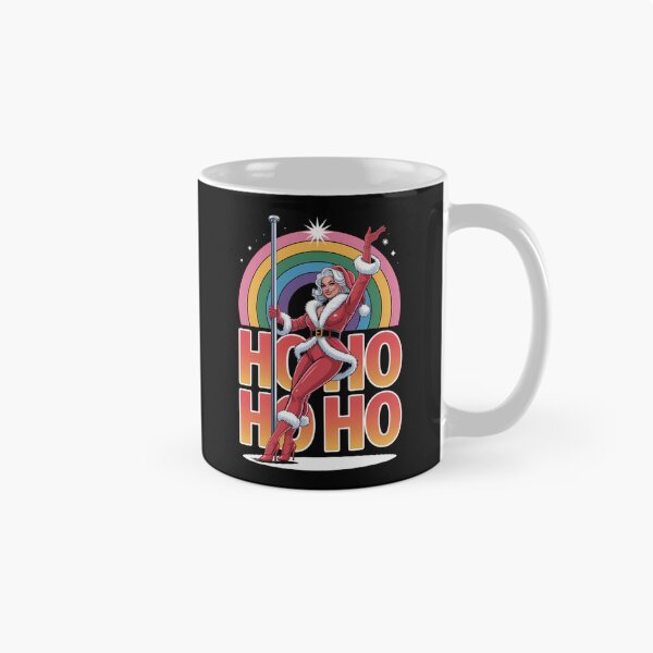 Item preview, Ho Ho Ho Drag Queen Santa Claus LGBT Christmas designed and sold by FaithAbbott.