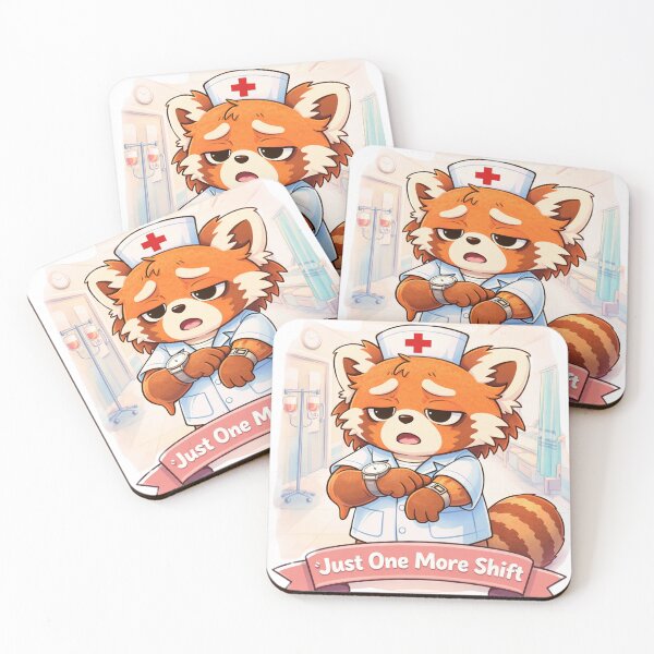 Item preview, Just One More Shift – Nurse Panda designed and sold by Creative and Humorous Arts.