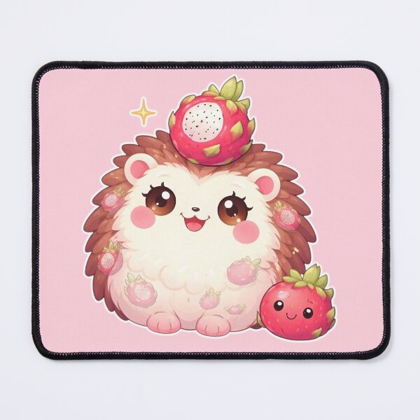 Item preview, Kawaii Dragon Fruit Hedgehog designed and sold by The sticker haven.