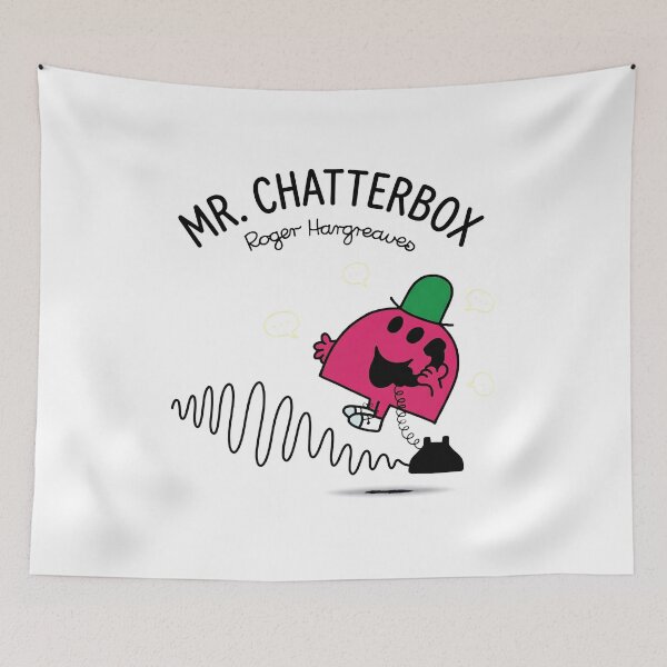 Item preview, Mr Men Mr Chatterbox  designed and sold by jestgushArt.