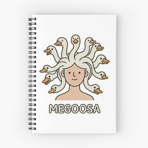 Item preview, Megoosa – Funny Goose Medusa Pun | Cute Mythology Goose Cartoon designed and sold by aiqdelicia.