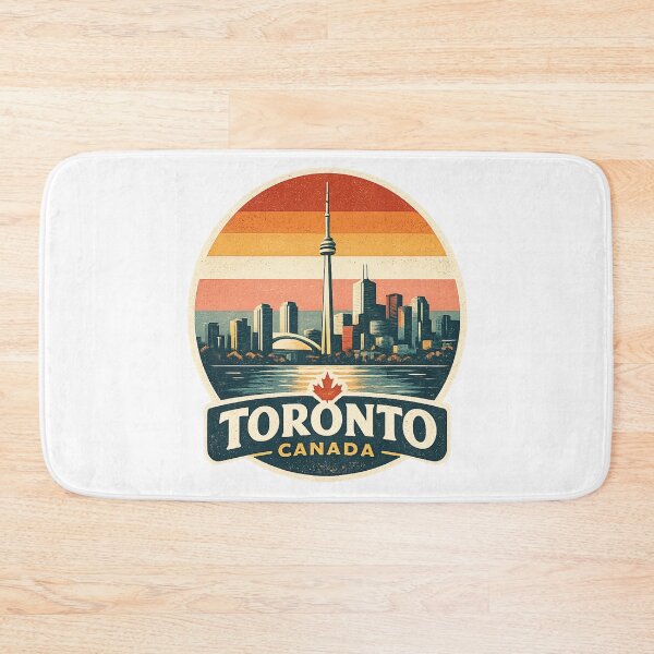 Item preview, Toronto Canada Vintage Skyline T-Shirt – CN Tower Retro Sunset Travel Graphic designed and sold by Globalcitytees.