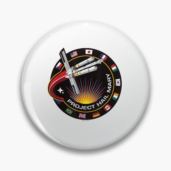 Item preview, Project Hail Mary Spaceship Mission Badge   designed and sold by jestgushArt.