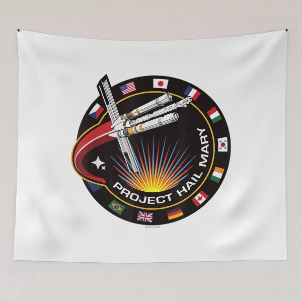 Item preview, Project Hail Mary Spaceship Mission Badge designed and sold by jestgushArt.