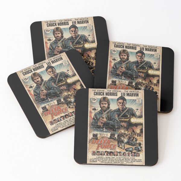 Item preview, chuck norris delta force poster designed and sold by koffmannohe.
