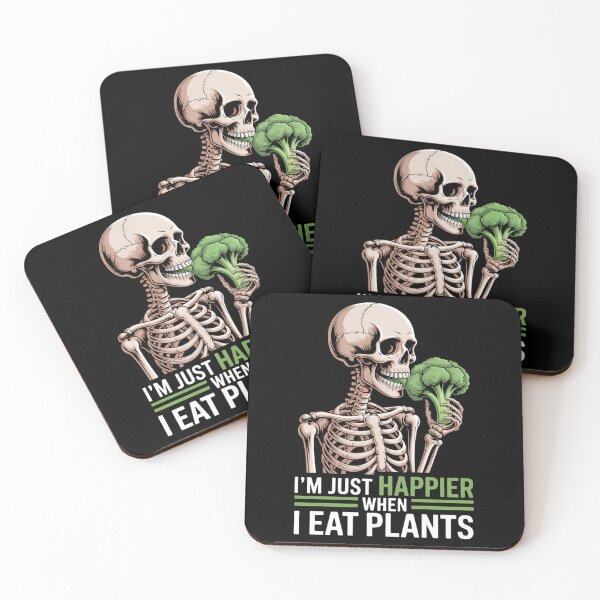 Item preview, I'm Just Happier When I Eat Plants Broccoli Veggie Vegan designed and sold by FaithAbbott.